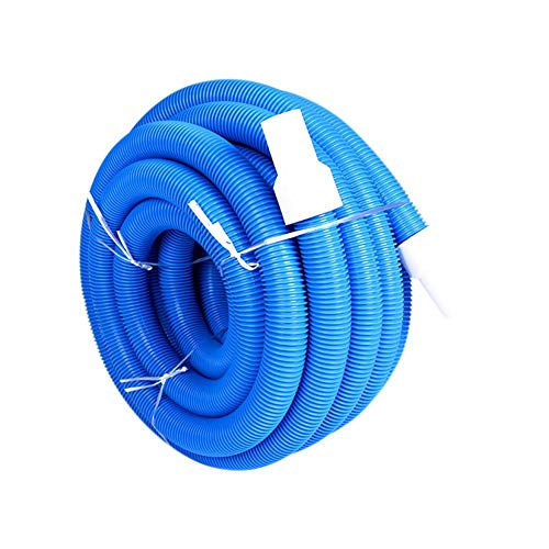 SNIIA 1.5 Inch 30 Foot Professional Heavy Duty Spiral Wound Swimming Pool Vacuum Hose with Swivel Cuff