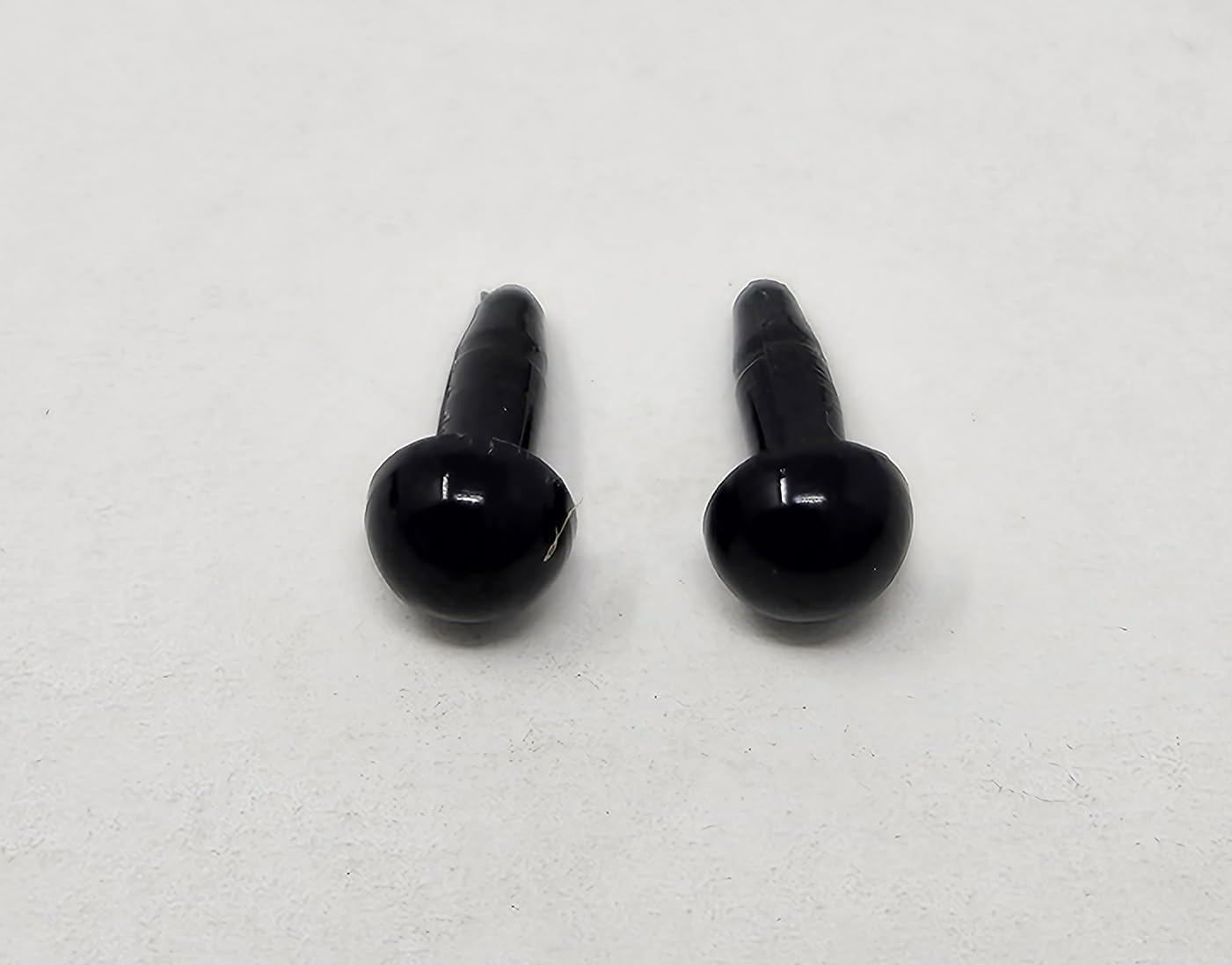 Zim's 3mm Black Tiny Half Round Plastic Safety Eyes or Noses for Craft Amigurumi Dolls or Puppets (Pack of 144)