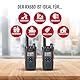 Cobra RX680 Walkie-Talkies (2er-Pack) – Wiederaufladbare PMR446-Funkgeräte für Freizeit und Beruf, 10 km Reichweite, staubgeschützt und spritzwassergeschützt (IP54), Schwarz und Orange