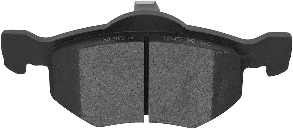 Brake Pads Kit Front, LSAILON - D843 Slotted and Chamfered Ceramic Pads Kit - For 2008-2014 For Chevrolet Express 2500,2008-2014 For GMC Savana 2500