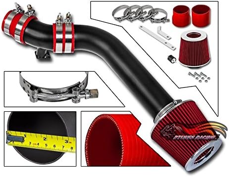 R&L racing Air Intake Compatible with FOR BMW E36 3-Series 92-98 | Matte Black Cold Air Intake Filter System