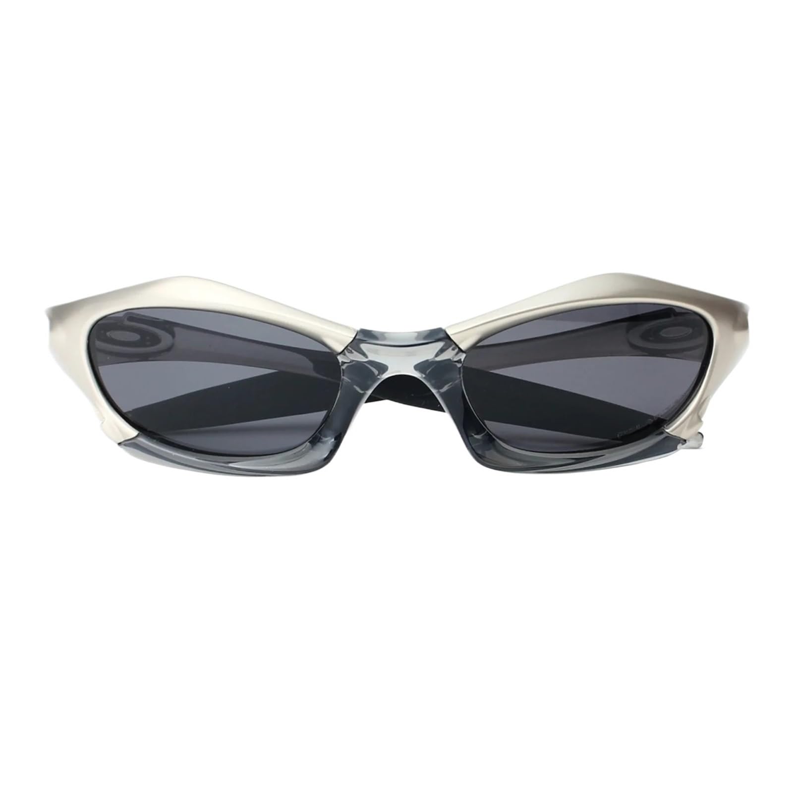 Fahrradbrille Polarisierte Retro-Sonnenbrille aus Metall, Unisex-Sportbrille for den Außenbereich for Fahren und Radfahren mit trendigem Design