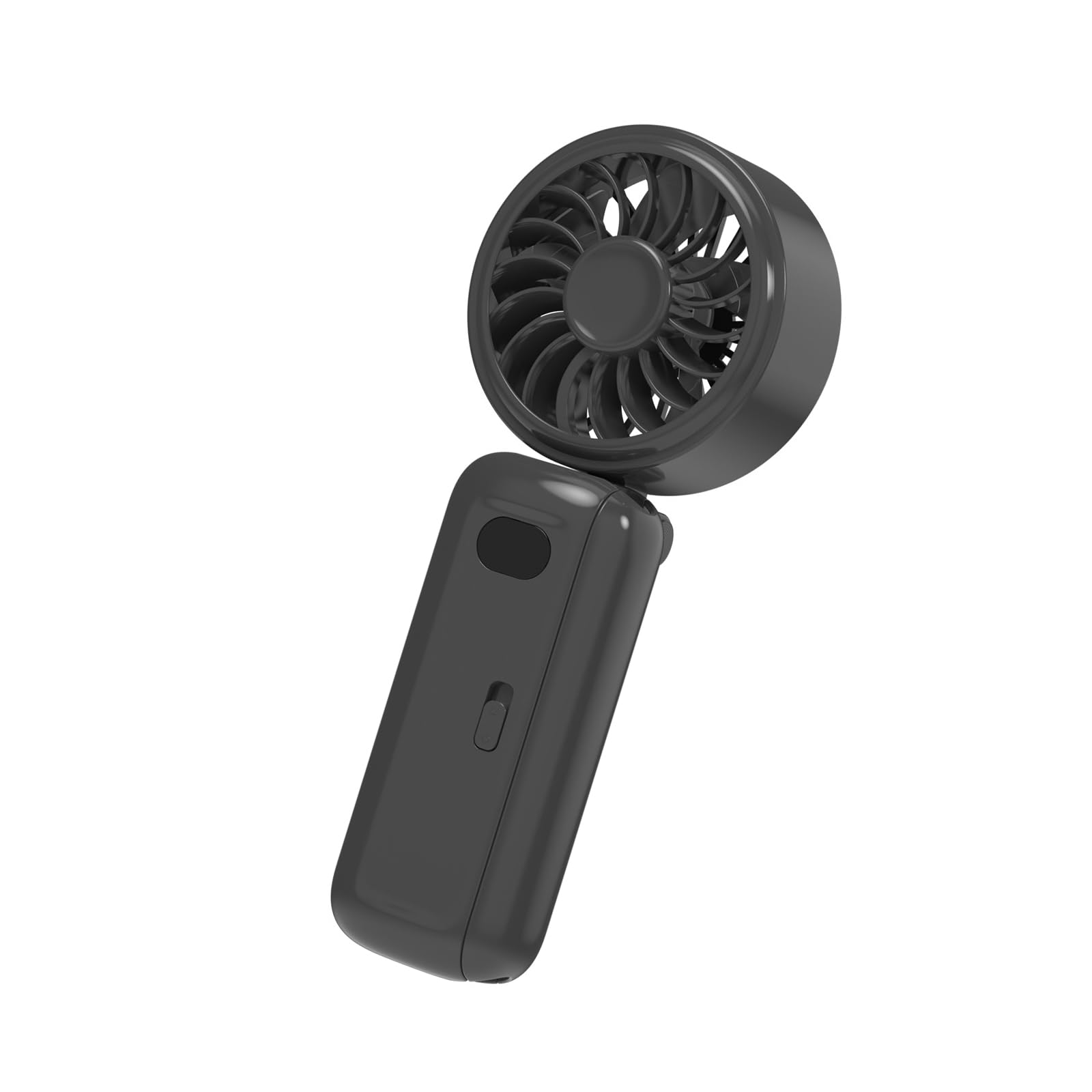 Tsophreniq Clip on Fan Umbrella Rechargeable Fan Quiet Operations Cooling Device Texture Perfect for Hot Weather USB Rechargeable Folding