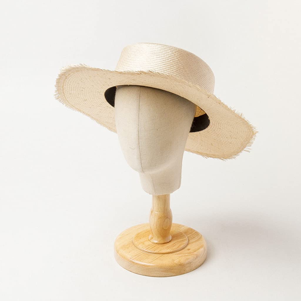 Cappello di paglia, tesa larga, cappello da sole unisex per ragazze | Cappello pieghevole, design semplice, cappello pieghevole, protegge la pelle delicata, riduce i danni UV, spiaggia