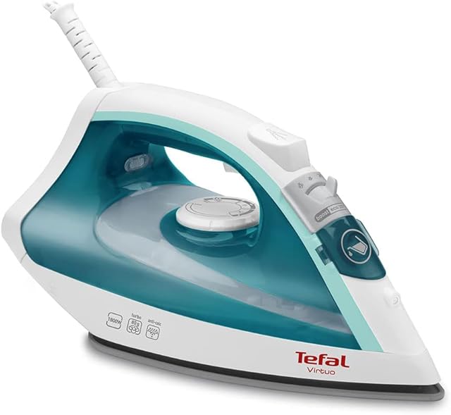 Tefal Virtuo Żelazko Parowe, Turkusowy, 240 W