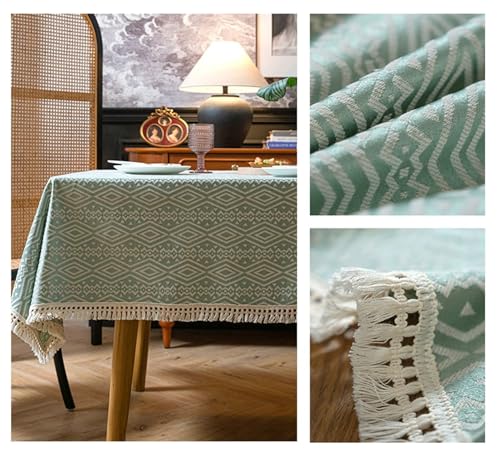 Nappe 140 x 220 rectangle pour table de mariage champêtre fleurie - 3