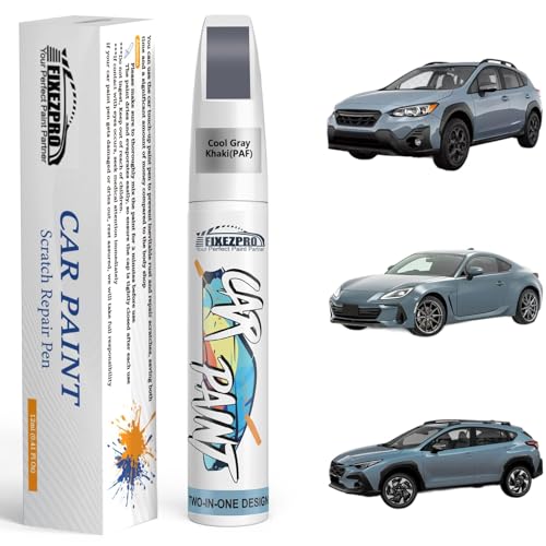 Image of PAF Cool Gray Khaki Touch Up Paint for Subaru, Color Exact Match Paint Scratch Repair Remover Pen Kit Quick & Easy Fix Vehicle Chips and Automotive Nicks Scuff