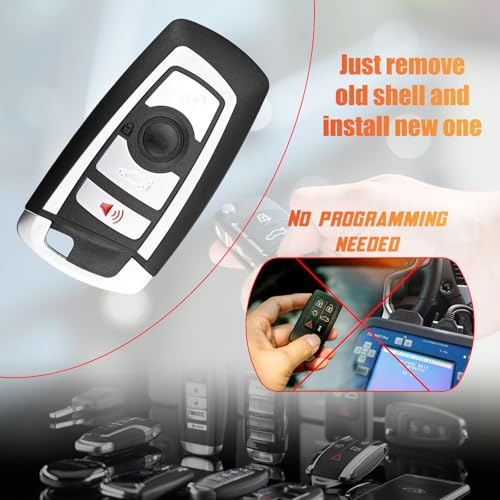 Coque de clé compatible 320i 420i 528i en finition durable et robuste - 5