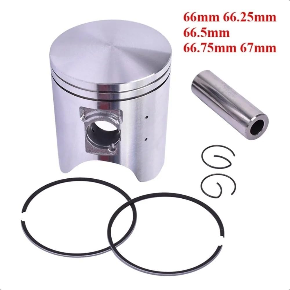 Pistones Piezas De Motocicleta De 66mm 66,25mm 66,5mm 66,75mm 67mm Kit De Clip Anillos Pasador De Pistón Para CRM250 13011-KAE-010 Cilindro(Add 50 piston ring)