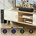 Sound Bars for Smart TV with Wired Subwoofer, 2.1 Deep Bass Small Soundbar Home Theater Surround System Speaker with 4 Inch Subwoofer, Bluetooth/Optical/AUX Connection, Compact Soundbar for TV