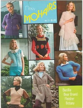Pamphlet New Mohairs - Vol. 77 - 1972 - Knitting Patterns for Ladies' Fashion Sweaters Book