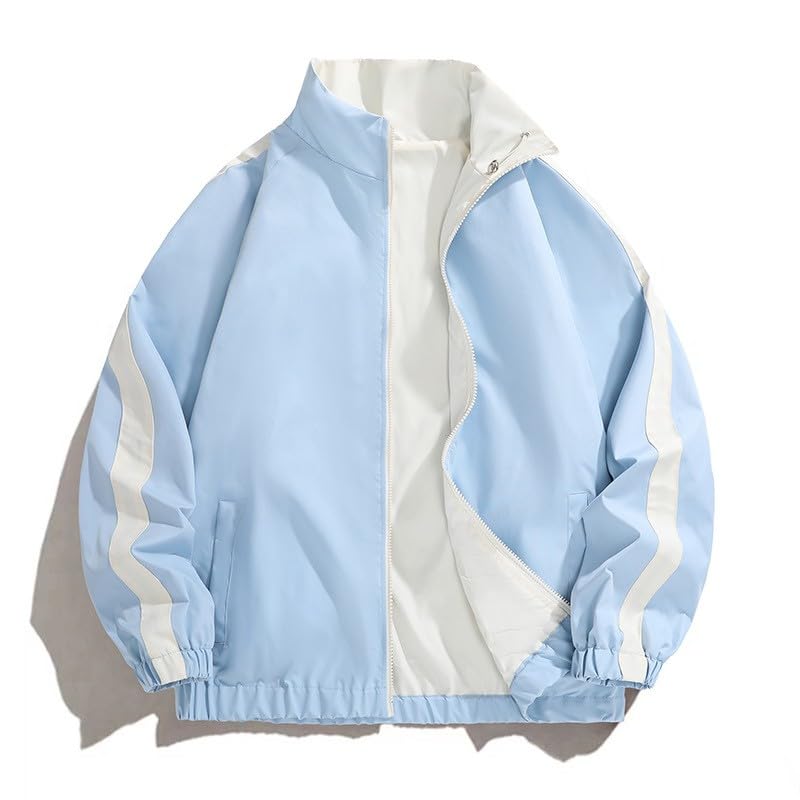 Veste femme mi saison coupe-vent réversible rayé pour le quotidien