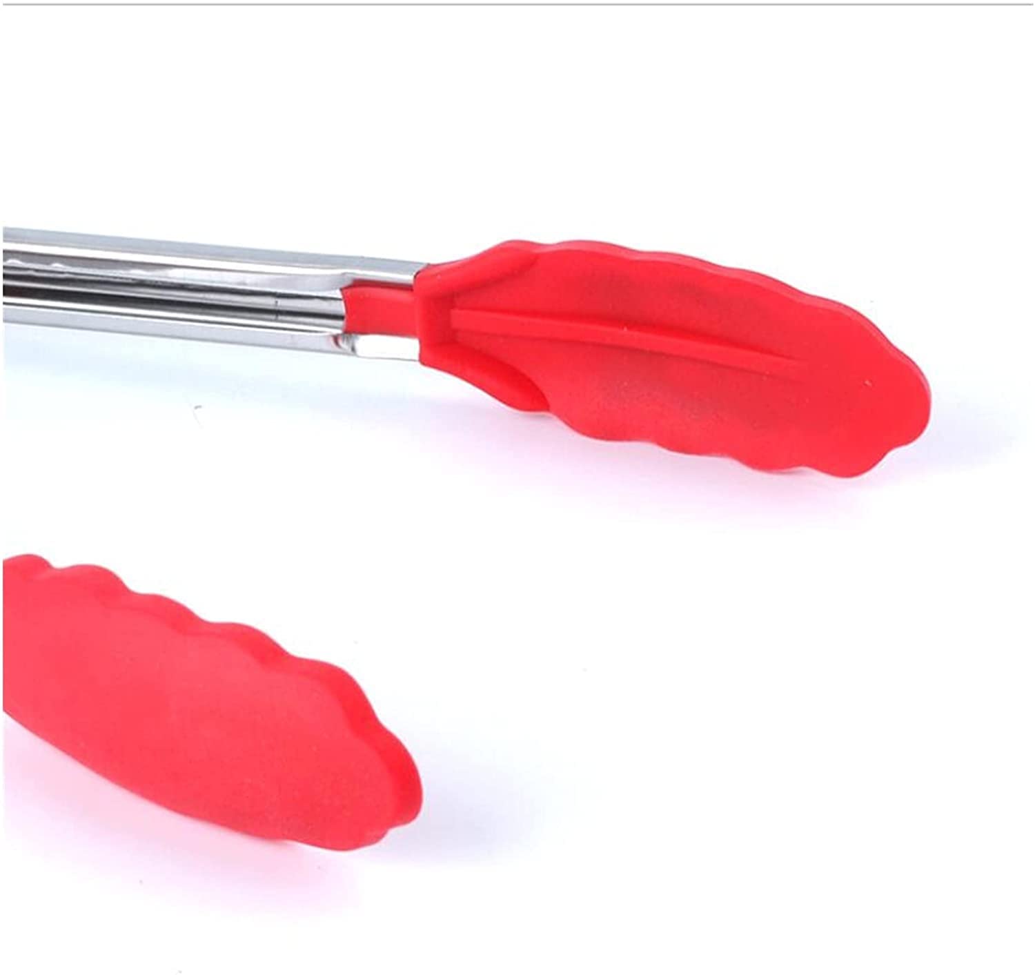 Pinzas de Silicona para Barbacoa, Pinzas de Cocina de Acero Inoxidable, Pinzas Antideslizantes para cocinar, Pinzas para Barbacoa, Herramientas para ensaladas