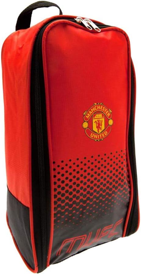 Manchester UnitedFC Official Football Fade Design Bootbag (One Size) (Red/Black)