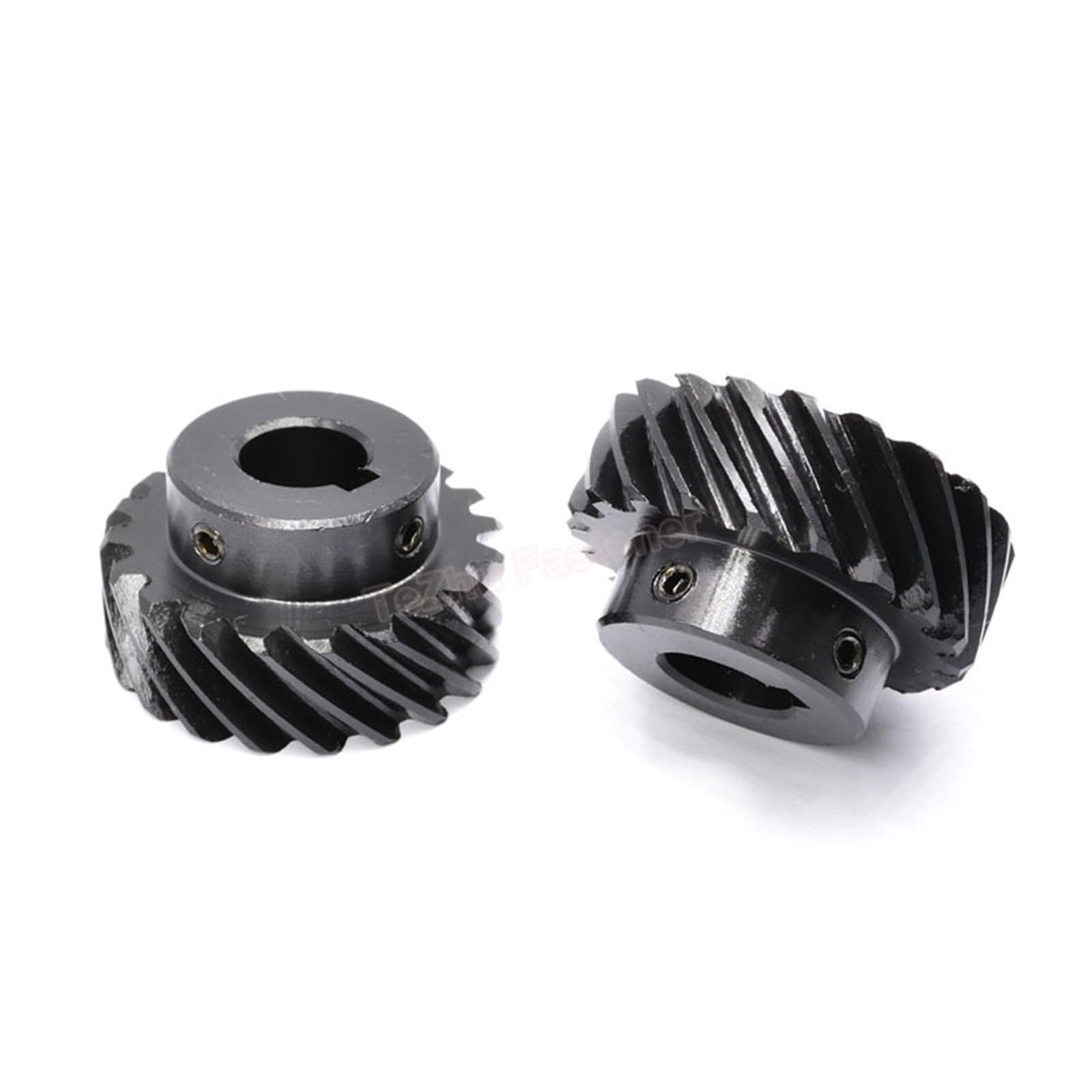 Engrenage conique gauche 1M 45 degrés, dents 13/15/20/26/30, trou 6-16 mm, acier 45#, pièce d'ingénierie de précision(6mm 1M 30Teeth)