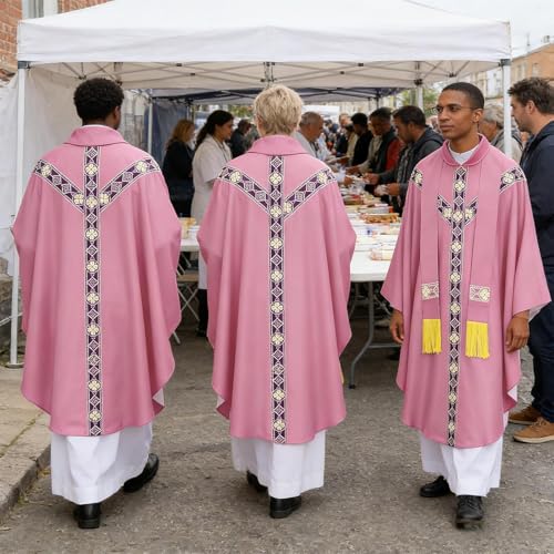 Robe de pasteur pour hommes pour éviter la chaleur à la messe - 7