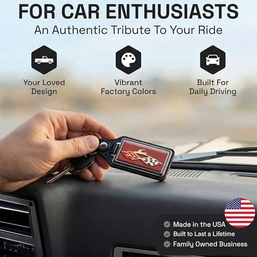 Image of Brotherhood Car Key Chain for Impala - Classic Models Keychain for Men and