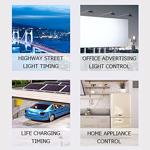 7 Days Intelligent Analog Timer Switch, Din Rail Installation 85-265V 16A Programmable Digital Lcd Electronic Timer Switch Suitable For Home School, Battery Operated #TOP5