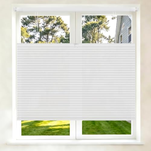 Shade&Beyond No Tools No Drill Blinds for Indoor Windows, Cordless