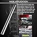 ReluxGo 24 Inch Machinist Precision Steel Straight Edge Tool, Cylinder Head Straight Edge, Straight Edge Machined Flat with Complimentary Feeler Gauges for Checking Cylinder Heads and Engine Blocks