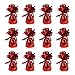 Beistle 50804-R 12-Piece Red Metallic Wrapped Balloon Weights