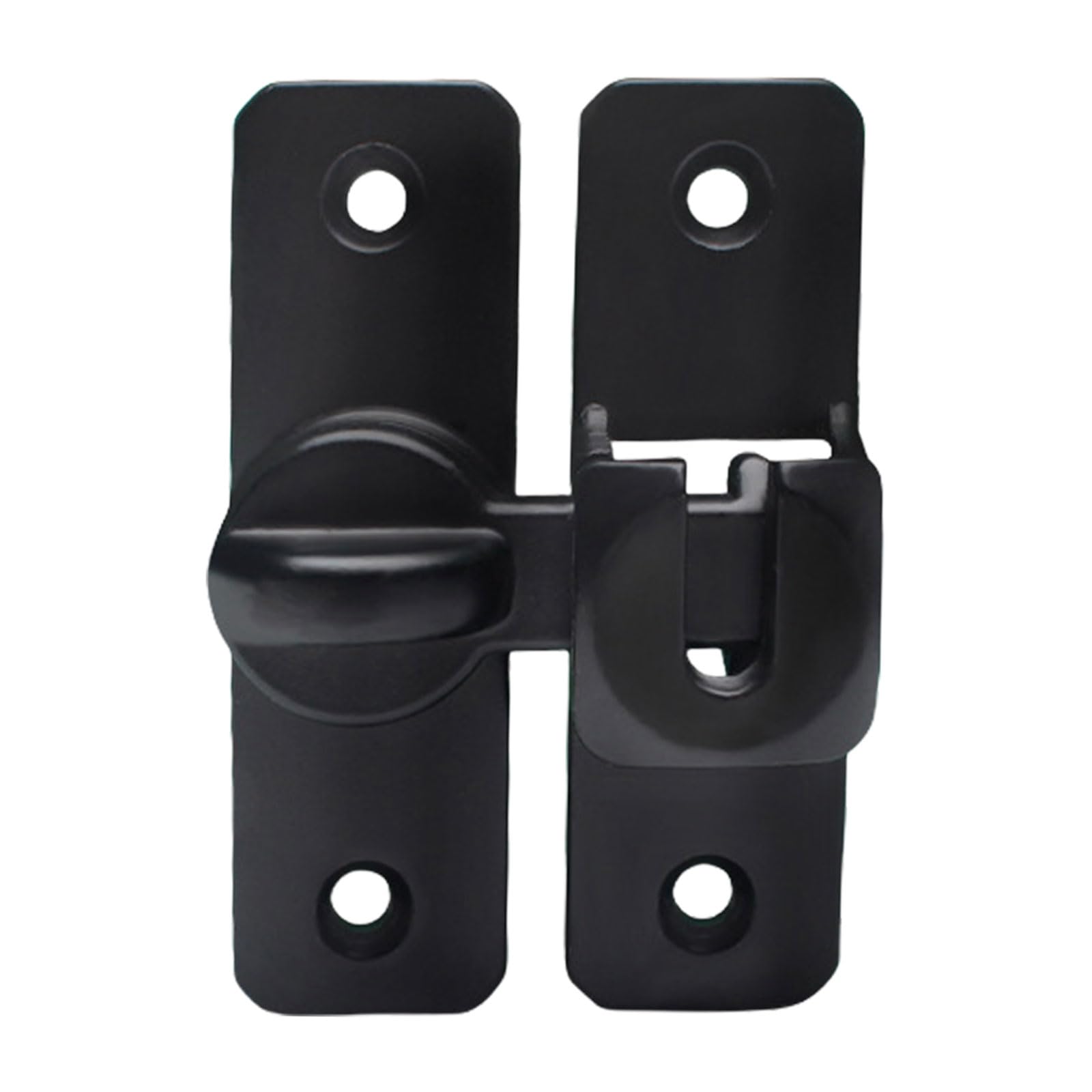 Fexxkg Gentleman Black Sturdy Push Pull Door Portable Accessory For Additional Security Designs Drilling Required For Installation Home Safe