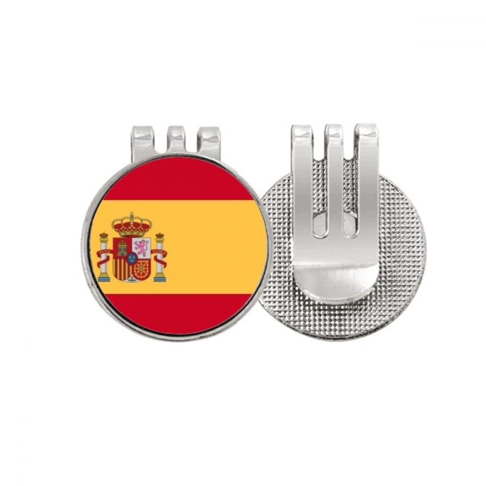 Marqueur de balle de golf drapeau espagnol, idée cadeau avec clip - 4