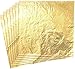 Produktbild Silithus 100 Blatt Nachahmung Blattgold für Kunst, Kunsthandwerk Dekoration, Dekoration DIY, Vergoldung Handwerk, Rahmen, 5,5 x 5,5 Zoll