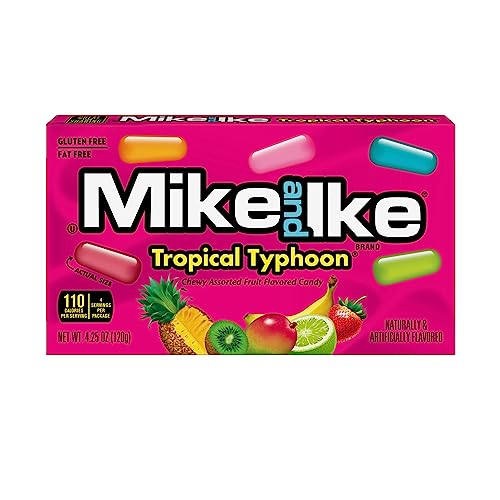 Image of Mike and Ike Candy, Tropical Typhoon, 4.25oz Theater Box, Pack of 12