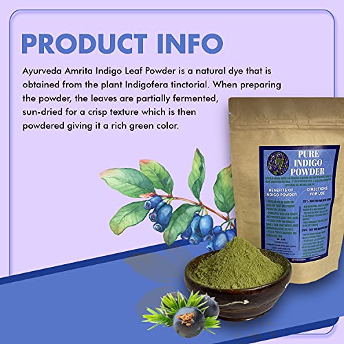 Polvo de Mehndi e Indigo Premium para Cabello 450g miniatura 2
