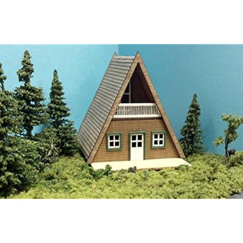 Train Time Laser N Scale ** Laser Cut ** A Frame House Kit Cover