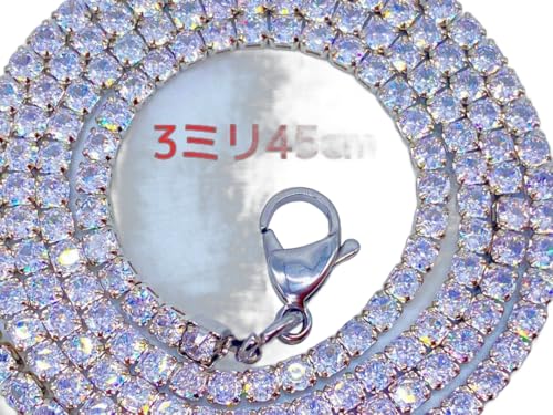 26ミリ マイアミ キューバン喜平 ネックレス 20\" シルバーパヴェ LEX 26ミリ マイアミ キューバン喜平 ネックレス 20 シルバーパヴェ LEX