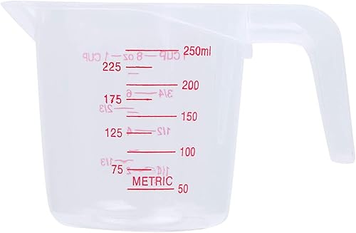 Miniatura 8 de iiniim Vaso medidor de cocina de plástico transparente, 8.5fl oz16.9fl oz33.8fl oz, transparente, 16.9fl oz