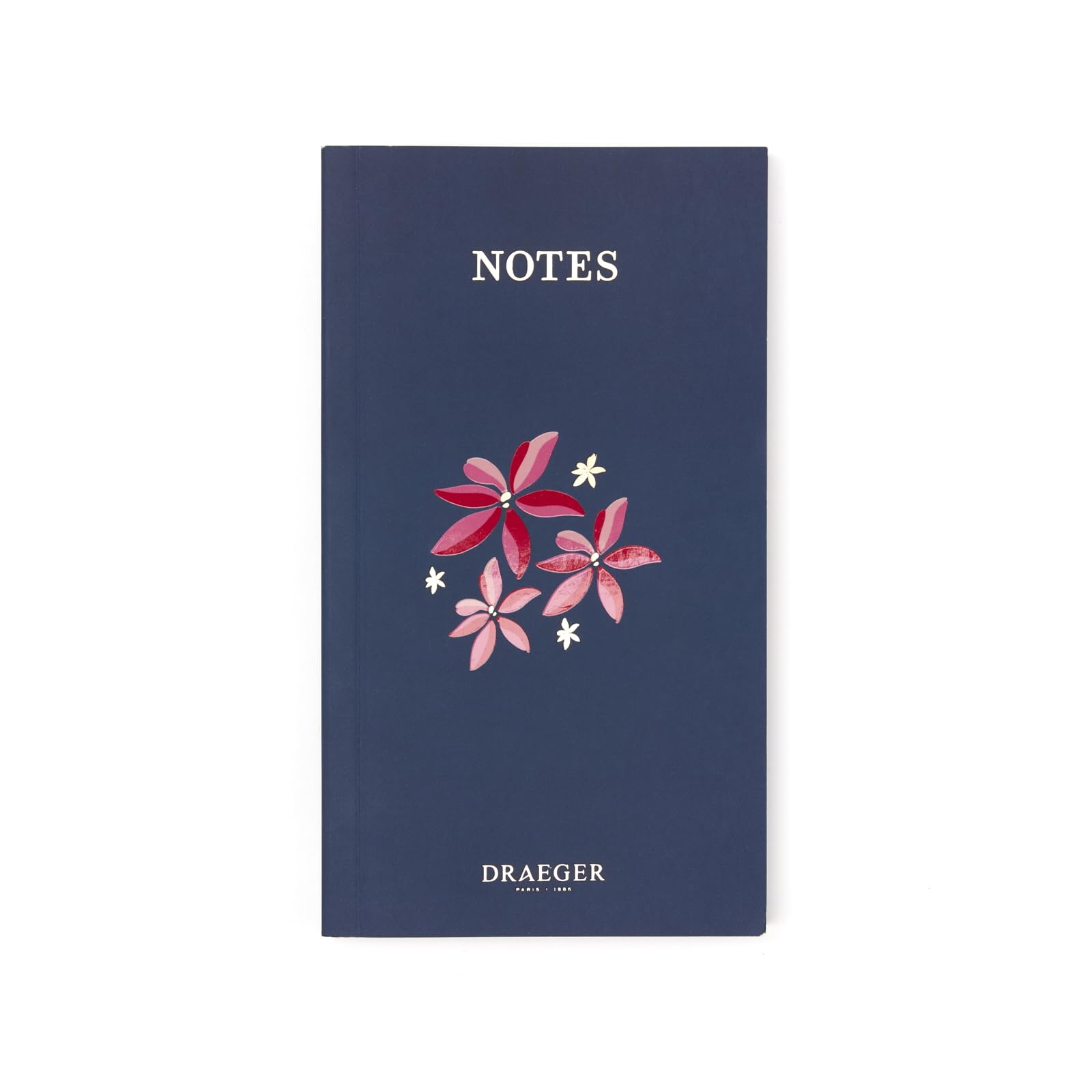 DRAEGER PARIS 1886 - Small notebook 9x16cm - Navy Notebook theme - 70 sheets and 140 pages - FSC paper - Notes, ideas & organization