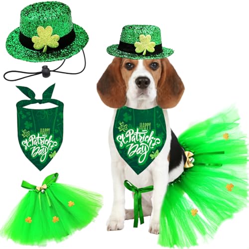 Disfraz St Patrick's Day para Perros Medianos Pack x3