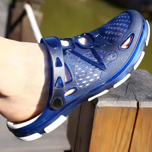 Image of beister Men's Clogs, Non-Slip Water Shoes with Adjustable Heel Strap | Lightweight ventilated foam; quick-dry comfort; easy-entry garden, kitchen, beach, pool, shower and yard footwear