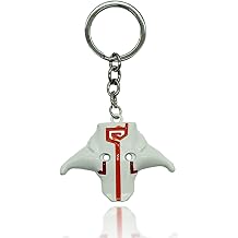 Dota2 Keychain, Dota 2 Jagernaut Mask Keychain, Metal Keyring Keychain for Gaming Prop, Best Gift for Boyfriend Mask