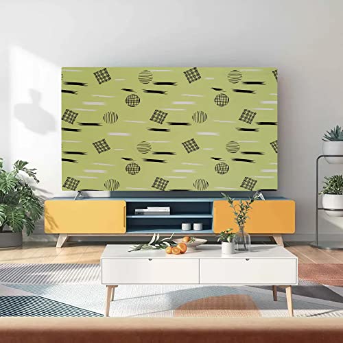 Image of Glassiano Marigold Dustproof Printed 58 inch LED TV Cover Screen Protector Compatible for All Models, Print 44