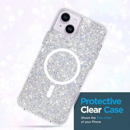 Coque de luxe iPhone 15 Plus Case-Mate Twinkle design scintillant premium MagSafe - 3