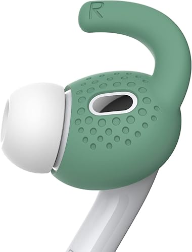 3 pares de fundas para AirPods Pro 2 ganchos para las orejas, bolsa de almacenamiento añadida, accesorios antideslizantes compatibles con Apple