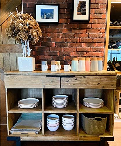 Mora Ceramic Dinner Plates Set of 6, 10 inch Dish Set - Microwave, Oven, and Dishwasher Safe, Scratch Resistant, Modern Rustic Dinnerware- Kitchen Porcelain Serving Dishes - Lavender Sugar