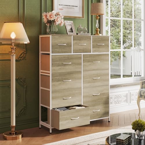 image for WLIVE Tall Dresser for Bedroom, Fabric Dressers Storage Tower, Dresser