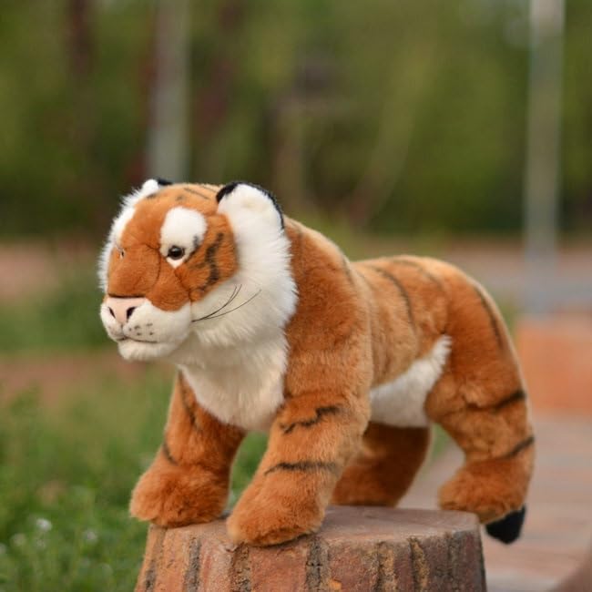 Peluche tigre posizionabile