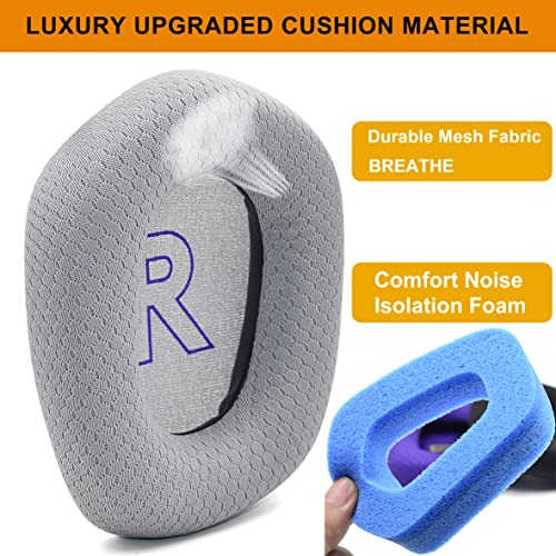 Housse de rechange pour casque Logitech G733 coussinets en maille robuste - 4