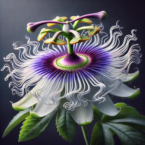 Seeds4planting - Seeds Passionflower Purple Vine Wild Apricot Maypop Indoor Exotic Perennial Flowers for Planting