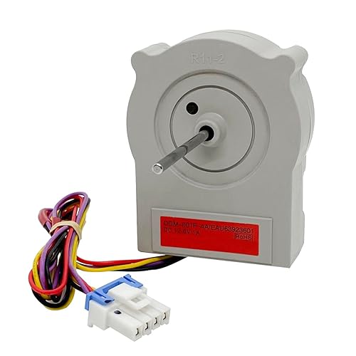 Miniatura 1 de JFQWLE EAU63923601 Motor del ventilador del condensador del refrigerador para las piezas de repuesto del refrigerador LG Haier, el motor del