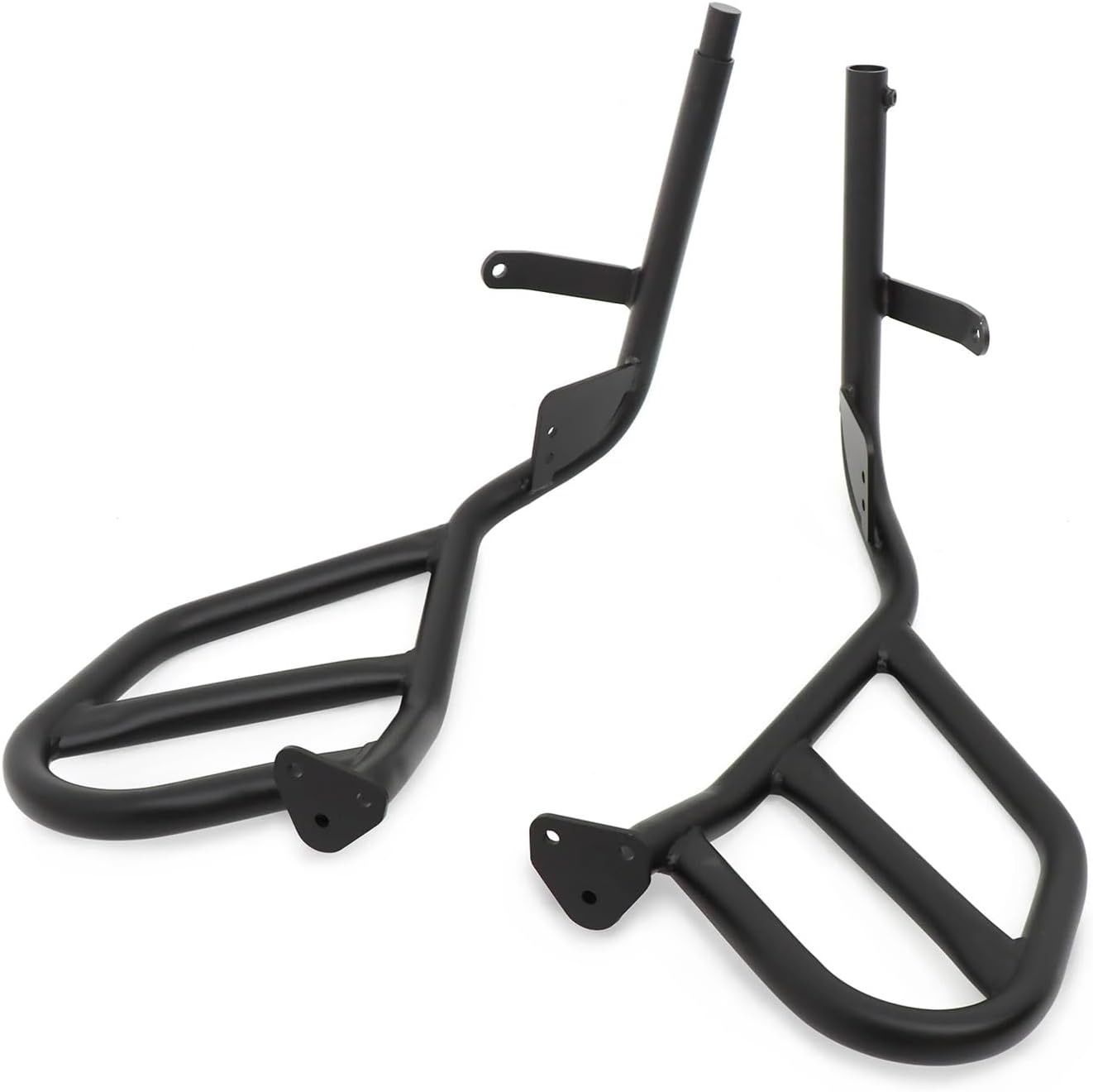 Motorcycle Upper Lower Engine Bumper Guard Crash Bars Frame Fit for R1200 GS R1200GS LC R 1200 GS 2004-2012(A Set of bk)