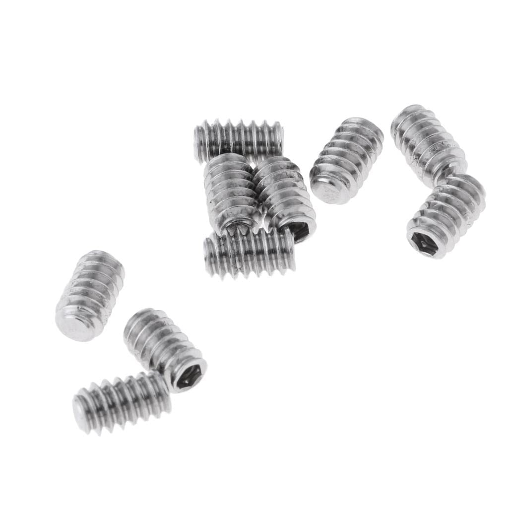 Set Clé & Vis Pour Ailerons De Surf - 10 Vis Sans Tête + Clé Hexagonale
