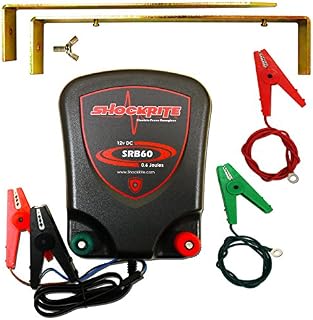 ShockRite Electric Fence Energiser SRB60 0.6 Joule 12 Volt, Earth Stake & Cables 3 Year Warranty
