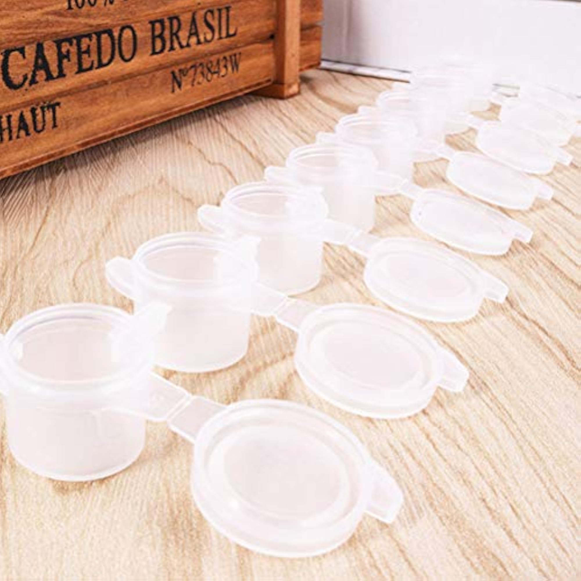 20pcs 3ml Clear Pigment Storage Box Set